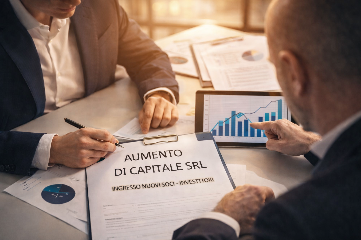 aumento di capitale srl per crescita impresa e ingresso investitori