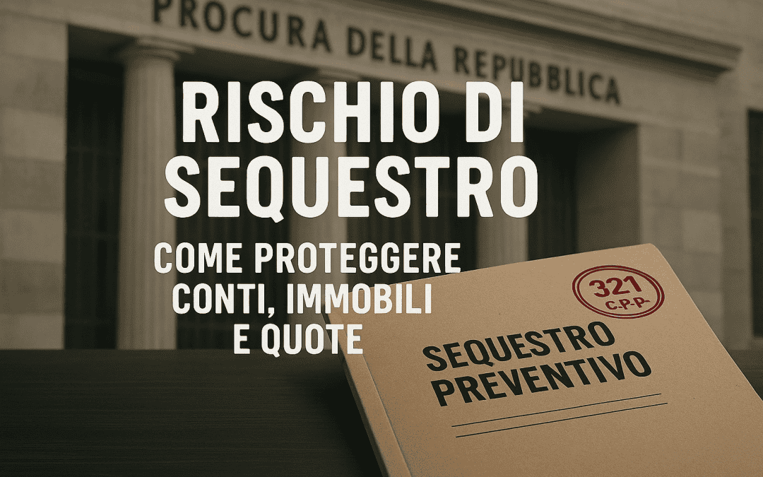 Come proteggere conti, immobili e quote prima che sia tardi